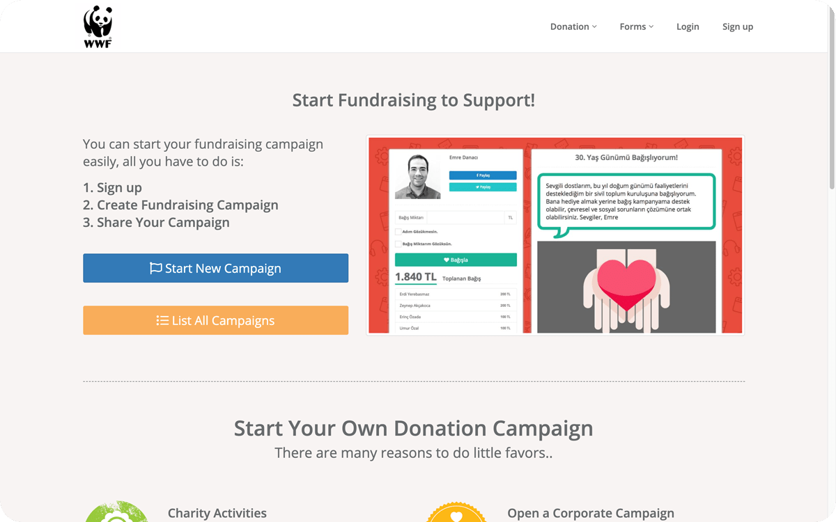 Fundraising Campaigns